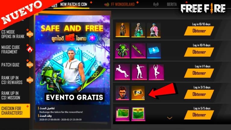 cuales son los eventos mas recientes en free fire descubrelo aqui