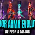 descubre cuales son las mejores armas evolutivas en free fire